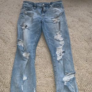 American eagle holy skinny jeans